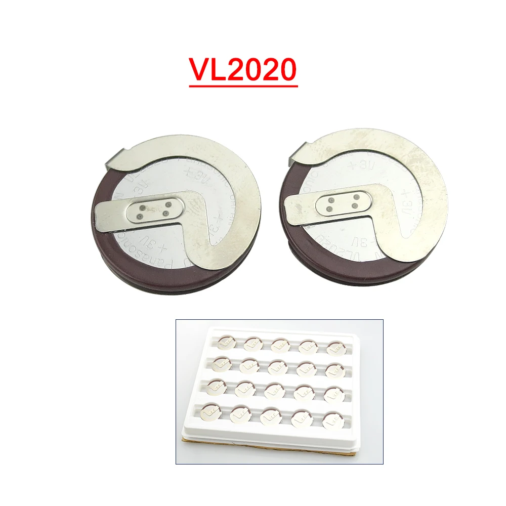 OkeyTech 1PCS/LOT Original ML2020 2020 90 Degrees Pins Replace VL2020 Rechargeable Battery For BMW Car Key Remote
OkeyTech 1PCS/LOT Original ML2020 2020 90 Degrees Pins Replace VL2020 Rechargeable Battery For BMW Car Key Remote