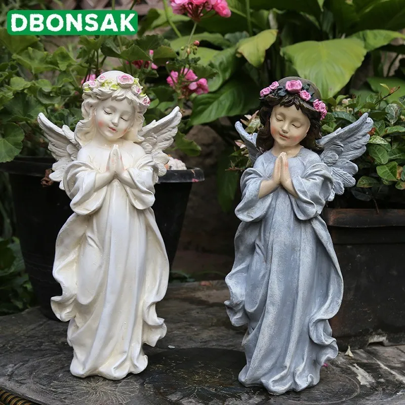 Outdoor Home Small Angel Fairy Sculpture Resin Ornaments Courtyard Desktop Figurines Accessories Art Character Garden Decoration
Outdoor Home Small Angel Fairy Sculpture Resin Ornaments Courtyard Desktop Figurines Accessories Art Character Garden Decoration
