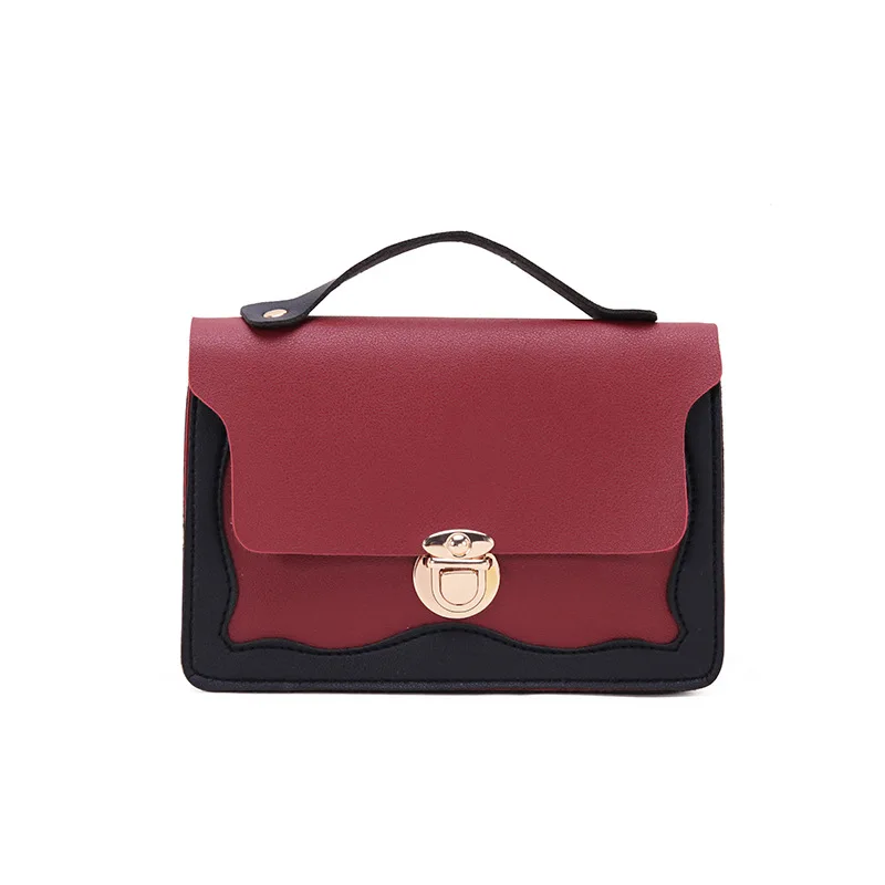 Retro PU Leather Patchwork Metal Chain Messenger Bag Shoulder Bag Fashion Women Lock Buckle Small Shoulder Flap bag handbags
Retro PU Leather Patchwork Metal Chain Messenger Bag Shoulder Bag Fashion Women Lock Buckle Small Shoulder Flap bag handbags