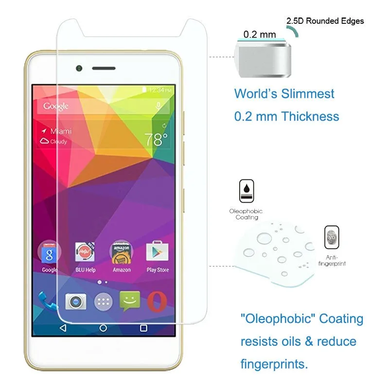 Для Doogee S60 закаленное Стекло 2.5D с уровнем твердости 9 H Противоударная защитная