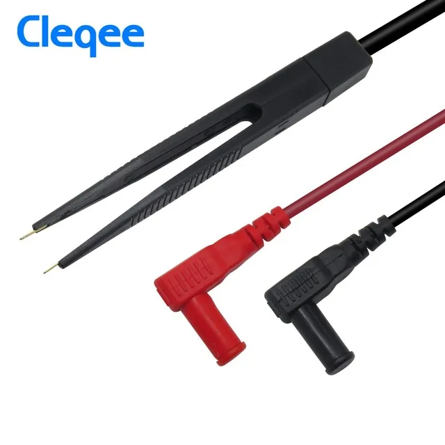 NEW Cleqee P1510 SMD Chip component LCR testing tool Multimeter tester meter Pen probe lead tweezers
NEW Cleqee P1510 SMD Chip component LCR testing tool Multimeter tester meter Pen probe lead tweezers