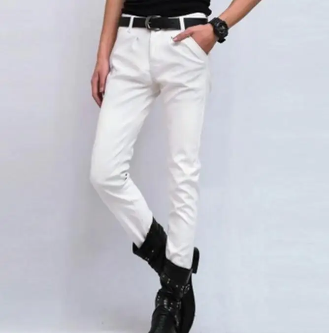 28-37 Hot Spring Men's New Fashion Personality casual tight feet pu leather pants
28-37 Hot Spring Men's New Fashion Personality casual tight feet pu leather pants