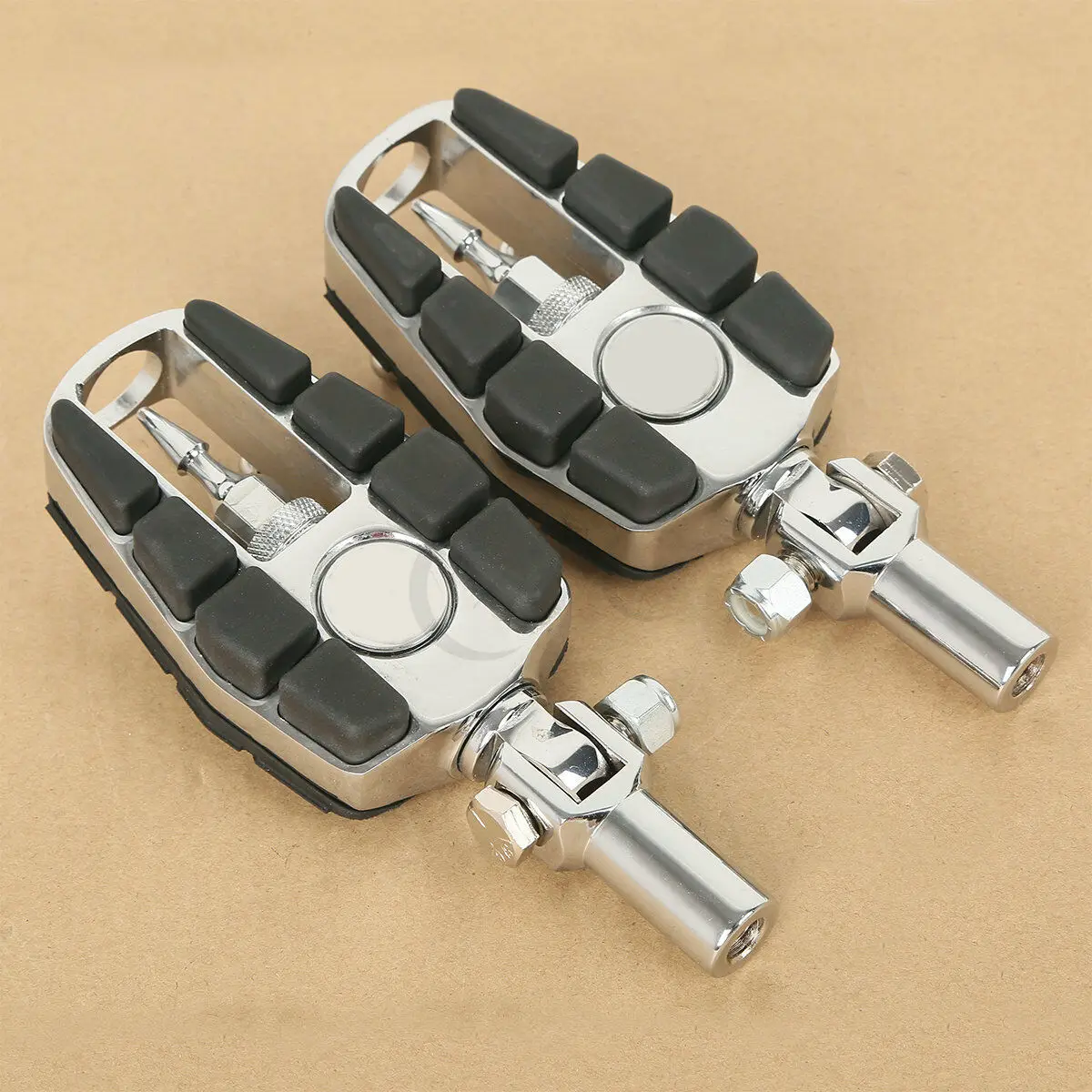 Motorcycle Chrome Zombie Skull Footrest Foot Pegs +Supports Mounting For Harley Softail 2000-2006 02 03 04 05
Motorcycle Chrome Zombie Skull Footrest Foot Pegs +Supports Mounting For Harley Softail 2000-2006 02 03 04 05