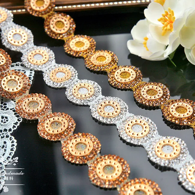 Crystal Rhinestone Beaded lace trim Diy craft clothing decorative accessories iron on lace trimming motif patches for clothing
Crystal Rhinestone Beaded lace trim Diy craft clothing decorative accessories iron on lace trimming motif patches for clothing