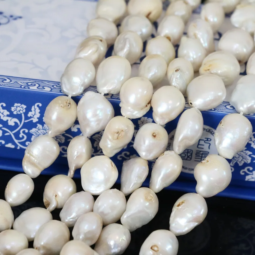 Natural cultured freshwater white pearl 12-16mm irregular loose beads waterdrop freeform diy women jewelry making 15inch B1357
Natural cultured freshwater white pearl 12-16mm irregular loose beads waterdrop freeform diy women jewelry making 15inch B1357