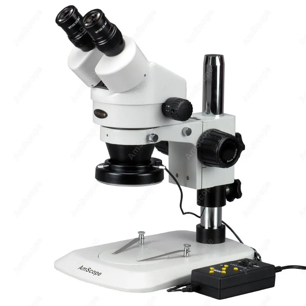 Стерео Зум-микроскоп -- AmScope поставляет 7X-90X Стерео Зум-микроскоп с переменным 144-светодиодным кольцевым светом SM-1BNY-144A
Стерео Зум-микроскоп -- AmScope поставляет 7X-90X Стерео Зум-микроскоп с переменным 144-светодиодным кольцевым светом SM-1BNY-144A