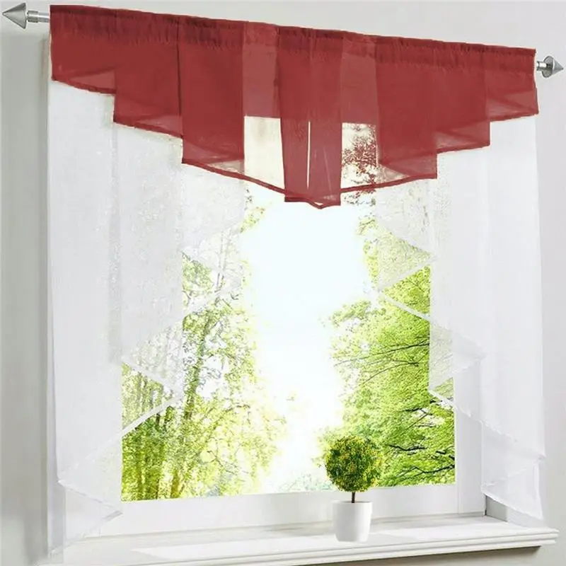 2019 Hot Sale New Cortinas Dormitorio Multicolor Tulle Curtains For The Kitchen Coffee Pelmet Bedroom Sheer Valance Treatments
2019 Hot Sale New Cortinas Dormitorio Multicolor Tulle Curtains For The Kitchen Coffee Pelmet Bedroom Sheer Valance Treatments