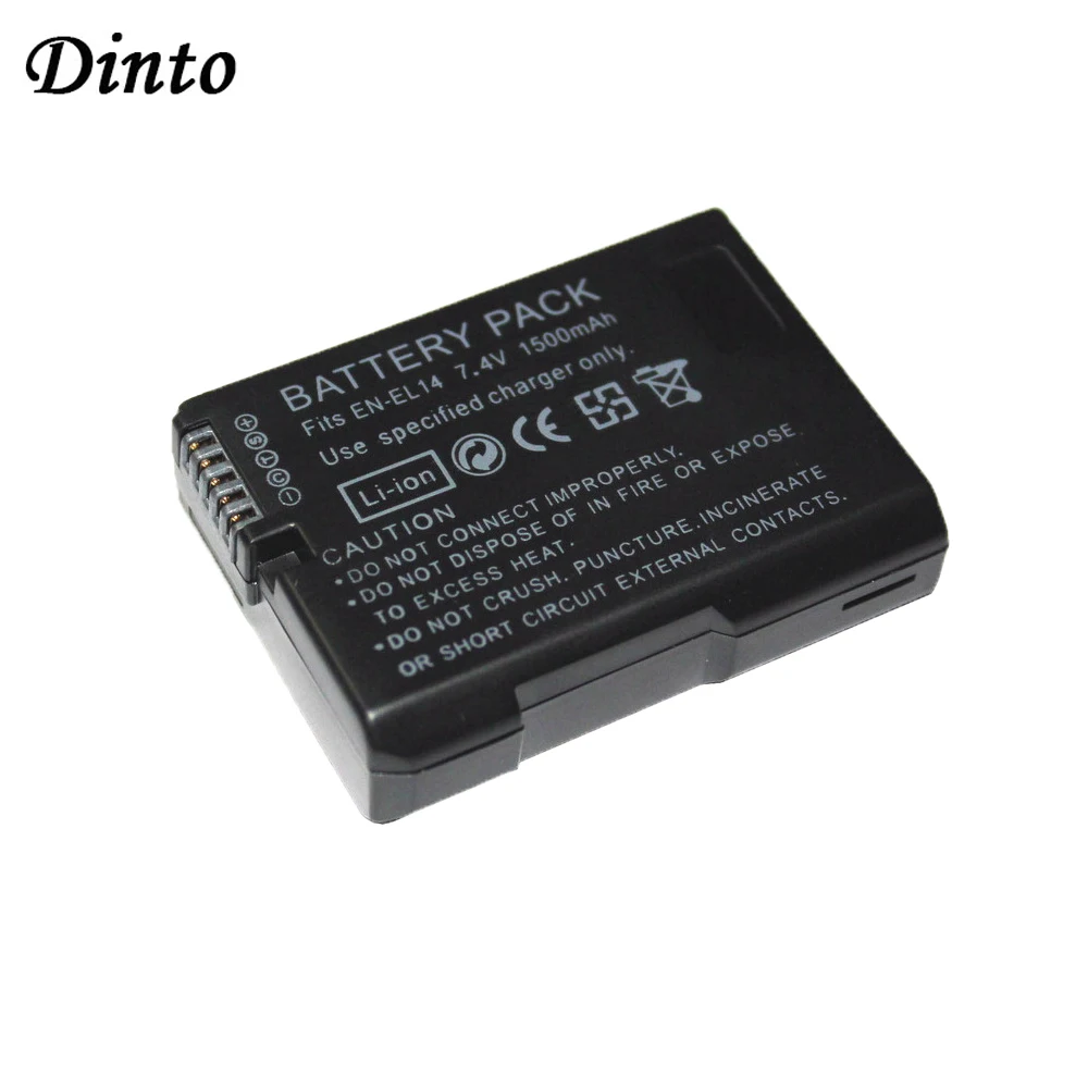 Dinto EN-EL14 EN-EL14A ENEL14 RU EL14 1500mAh Цифровая Перезаряжаемые Камера Батарея для Nikon D5300 D5200 D5100 D3200 D3100 D3300
Dinto EN-EL14 EN-EL14A ENEL14 RU EL14 1500mAh Цифровая Перезаряжаемые Камера Батарея для Nikon D5300 D5200 D5100 D3200 D3100 D3300