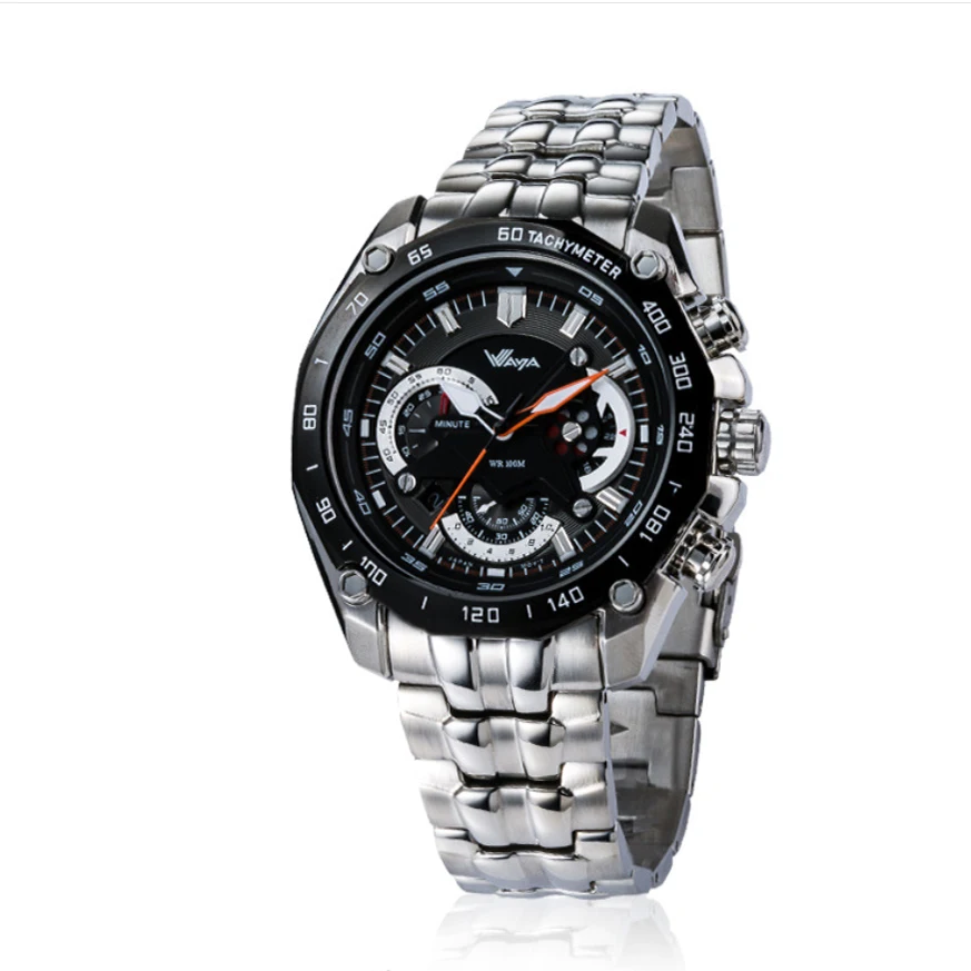 OLMECA Mechanical Watches Men's Wrist Watch Luxury Relogio Masculino Watches Chronograph Waterproof Full Steel Watch For Men
OLMECA Mechanical Watches Men's Wrist Watch Luxury Relogio Masculino Watches Chronograph Waterproof Full Steel Watch For Men