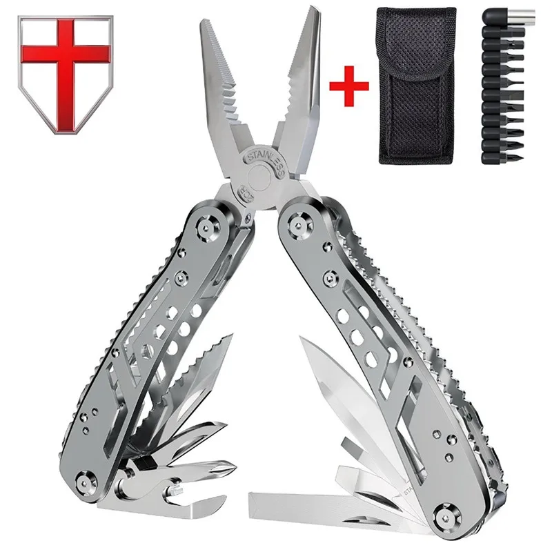EDC Survival Multi tool Knife Outdoor Swiss Army Tools Pocket Folding Pliers Knife Bottle Opener Keychain for Camping Hiking
EDC Survival Multi tool Knife Outdoor Swiss Army Tools Pocket Folding Pliers Knife Bottle Opener Keychain for Camping Hiking