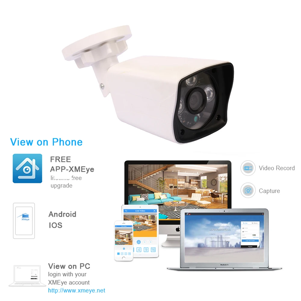 YiiSPO 2.0MP 1080P HD POE IP Camera infrared security camera IR-CUT good Night Vision P2P onvif waterproof Xmeye iphone view
YiiSPO 2.0MP 1080P HD POE IP Camera infrared security camera IR-CUT good Night Vision P2P onvif waterproof Xmeye iphone view