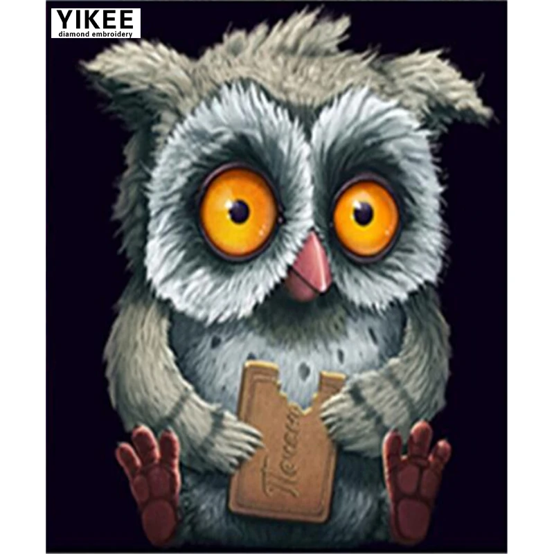 YIKEE embroidery diamond owl Square Diamond Embroidery Sale Diamond Art Mosaic Crystal Handicraft Wall b043
YIKEE embroidery diamond owl Square Diamond Embroidery Sale Diamond Art Mosaic Crystal Handicraft Wall b043
