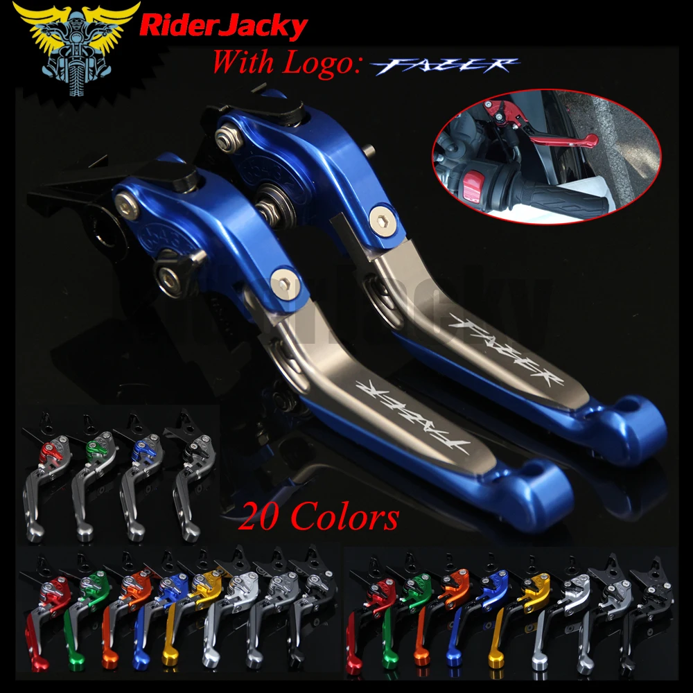 RiderJacky LOGO "FAZER" Motorcycle CNC Brake Clutch Levers For Yamaha FZS 600 Fazer 1998-2003 Adjustable Extendable Foldable
RiderJacky LOGO "FAZER" Motorcycle CNC Brake Clutch Levers For Yamaha FZS 600 Fazer 1998-2003 Adjustable Extendable Foldable