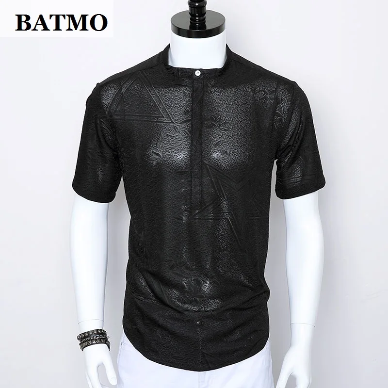 BATMO, Новинка лета 2019, высококачественные жаккардовые повседневные рубашки для мужчин, мужские модные рубашки, большие размеры, M-3XL, CY72
BATMO, Новинка лета 2019, высококачественные жаккардовые повседневные рубашки для мужчин, мужские модные рубашки, большие размеры, M-3XL, CY72