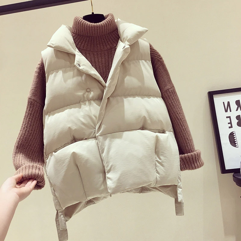 MUMUZI Brand Women Sleeveless Jacket Winter Short Front Long Back Down Vest Female Slim Vest Women's Windproof Warm Waistcoat
MUMUZI Brand Women Sleeveless Jacket Winter Short Front Long Back Down Vest Female Slim Vest Women's Windproof Warm Waistcoat