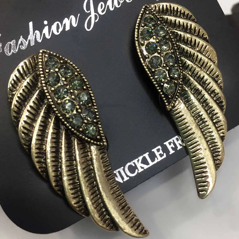 YaYi Gray Glass Rhinestone Earring Women's Fashion Ancient Gold Color Earrings gems Earrings For Women Girls E1013
YaYi Gray Glass Rhinestone Earring Women's Fashion Ancient Gold Color Earrings gems Earrings For Women Girls E1013