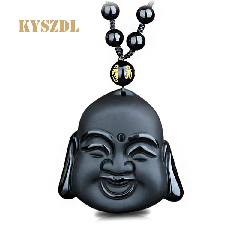 KYSZDL Crystal natural obsidian miller buddha head pendant miller women's pendant for gift
KYSZDL Crystal natural obsidian miller buddha head pendant miller women's pendant for gift