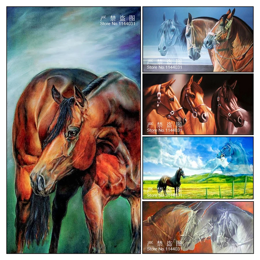 3D DIY Diamond Embroidery Animal Full 5D Diamond Painting Horse Diamonds Mosaic Street Rhinestone Cross Stitch, Needlework
3D DIY Diamond Embroidery Animal Full 5D Diamond Painting Horse Diamonds Mosaic Street Rhinestone Cross Stitch, Needlework