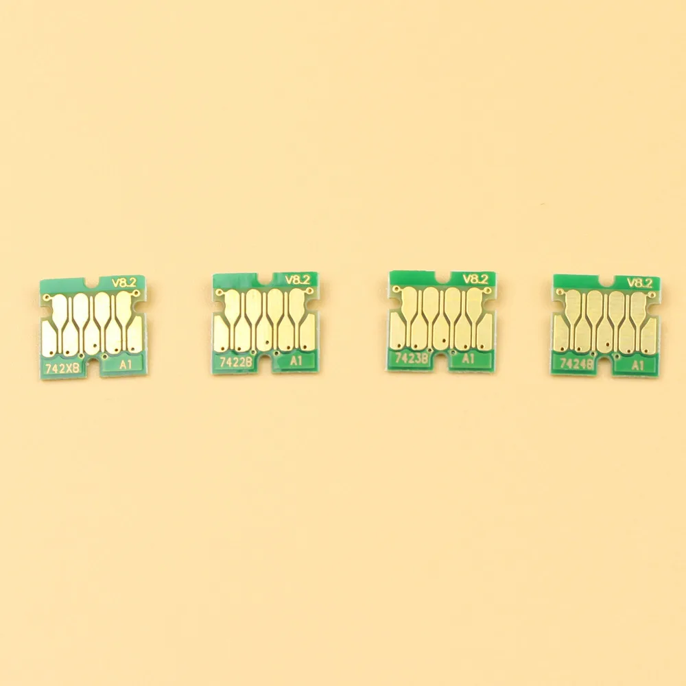 HDK C M Y 4 шт./компл. чип картриджа чернил для Epson SC-F 6280 один раз чип для Epson SureColor F6280 F7280 F9280 чип одноразового использования
HDK C M Y 4 шт./компл. чип картриджа чернил для Epson SC-F 6280 один раз чип для Epson SureColor F6280 F7280 F9280 чип одноразового использования