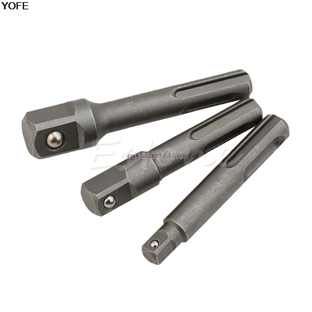 Drill Bit 3Pcs 1/4" 3/8" 1/2" SDS Plus Socket Driver Set Drills Drill Bit Adaptor Hot
Drill Bit 3Pcs 1/4" 3/8" 1/2" SDS Plus Socket Driver Set Drills Drill Bit Adaptor Hot