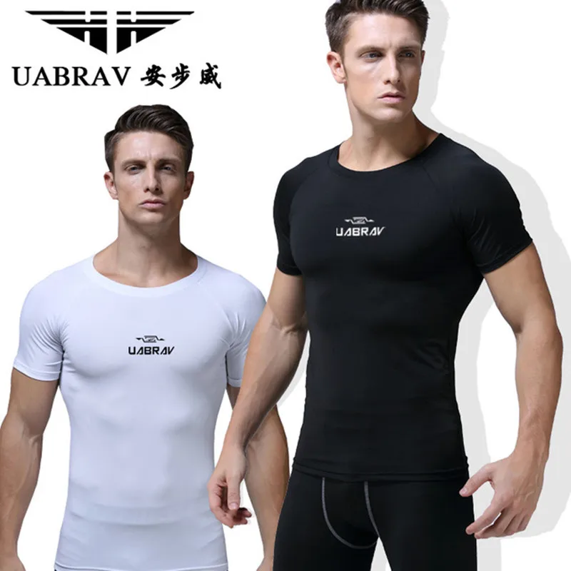 Running Tights sports T-shirt Men Compression Short sleeve shirt Gym Fitness Bodybuilding jogging T shirt Quick dry Tees Tops
Running Tights sports T-shirt Men Compression Short sleeve shirt Gym Fitness Bodybuilding jogging T shirt Quick dry Tees Tops