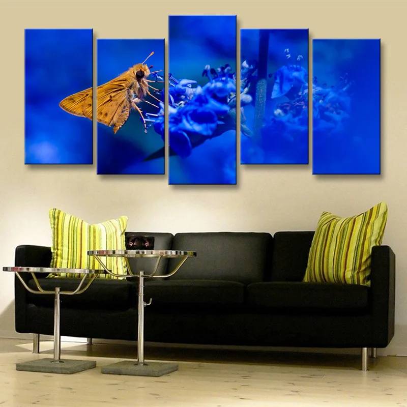 5 pieces high-definition print butterfly canvas painting poster and wall art living room picture B-089
5 pieces high-definition print butterfly canvas painting poster and wall art living room picture B-089