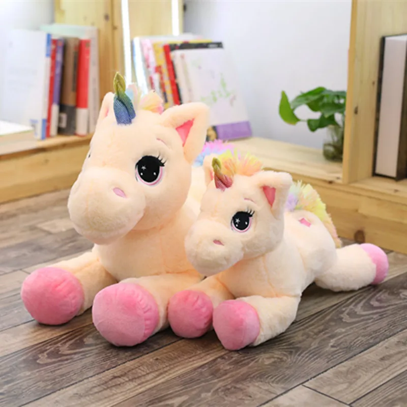 1pc 60cm Cute Colorful Lying Unicorn Plush Toy Stuffed Animal Horse Lovely Pillow Doll for Kid Children Kawaii Christmas Gift
1pc 60cm Cute Colorful Lying Unicorn Plush Toy Stuffed Animal Horse Lovely Pillow Doll for Kid Children Kawaii Christmas Gift