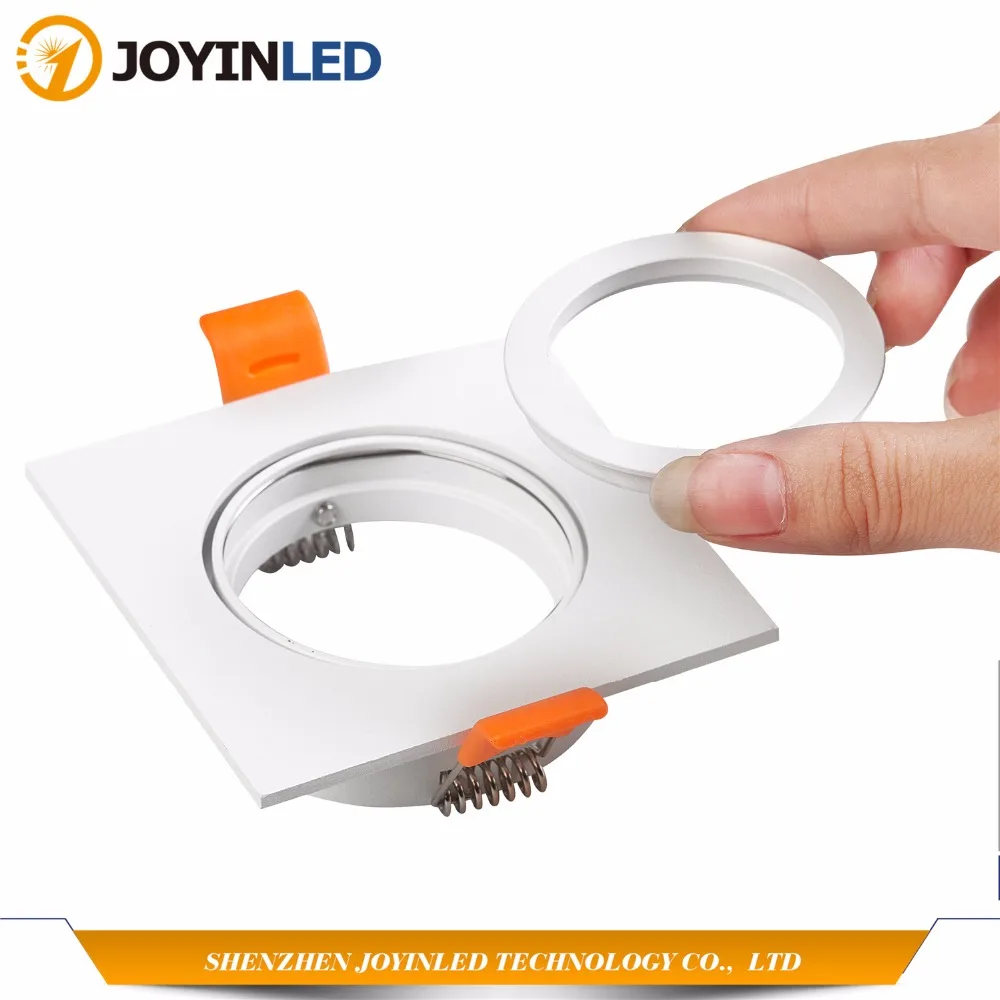 Free Shipping 2PCS Square Spotlights Lamp Frame Fixture Holders Adjustable Cutout 65mm MR16 GU10 Bulb
Free Shipping 2PCS Square Spotlights Lamp Frame Fixture Holders Adjustable Cutout 65mm MR16 GU10 Bulb