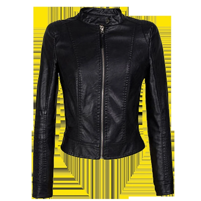 New 2018 Laides Faux Leather Jacket Jaqueta Couro Feminina Women Causal Long Sleeve Black Pink Women Punk Moto Biker Pu Jacket
New 2018 Laides Faux Leather Jacket Jaqueta Couro Feminina Women Causal Long Sleeve Black Pink Women Punk Moto Biker Pu Jacket