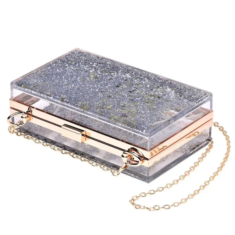 Women Fashion Transparent Sequins Clutch Purse Evening Bag Handbag For Party Prom Bride
Women Fashion Transparent Sequins Clutch Purse Evening Bag Handbag For Party Prom Bride