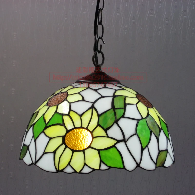 12inch European tiffany glass sun flower Suspended Luminaire E27 110-240V Chain Pendant lights for Home Parlor Dining Room
12inch European tiffany glass sun flower Suspended Luminaire E27 110-240V Chain Pendant lights for Home Parlor Dining Room