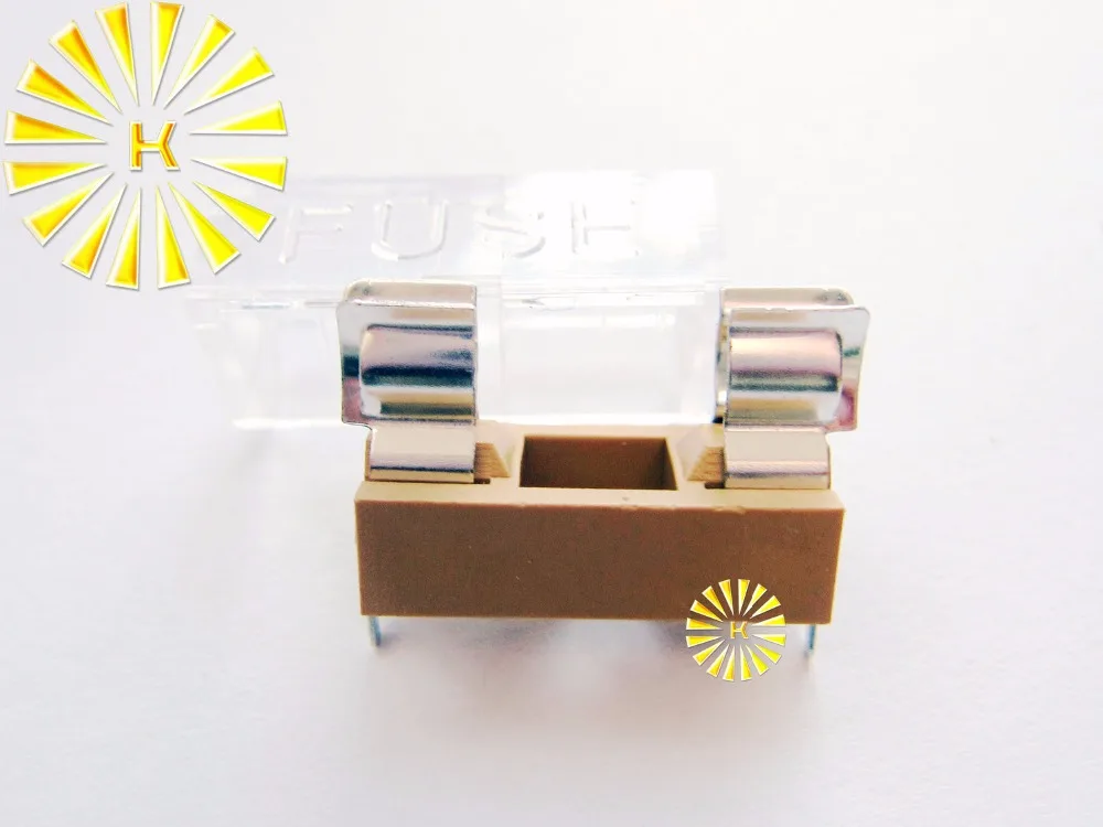 FREE SHIPPING 100PCS x 5x20 Fuse Clip 5*20mm Yellow Fuse Holder with Clear Cover
FREE SHIPPING 100PCS x 5x20 Fuse Clip 5*20mm Yellow Fuse Holder with Clear Cover