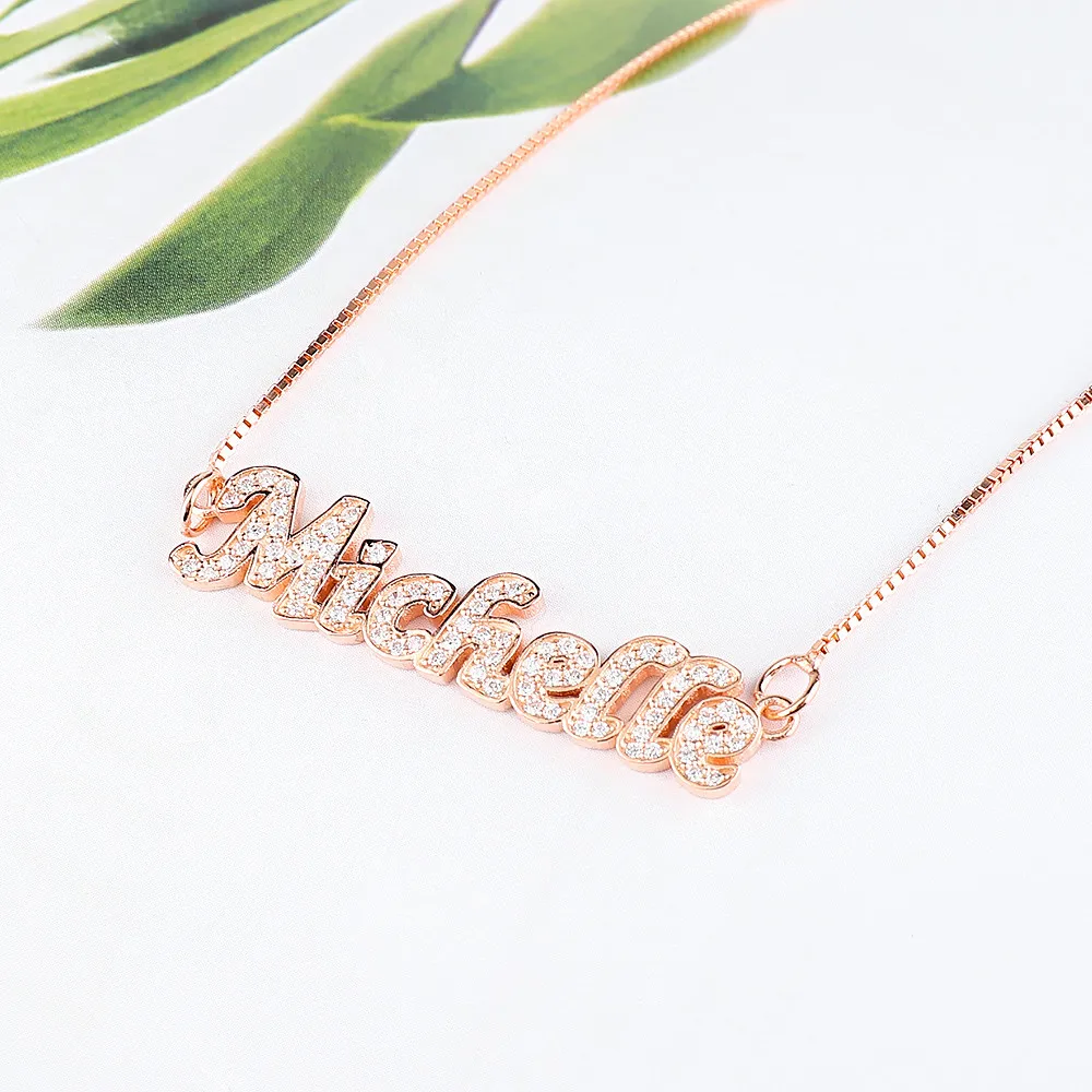 Personalized 925 sliver Crystal Pendant Necklace for Women Stone Chain Zirconia Necklaces Women custom any Names#SS40
Personalized 925 sliver Crystal Pendant Necklace for Women Stone Chain Zirconia Necklaces Women custom any Names#SS40