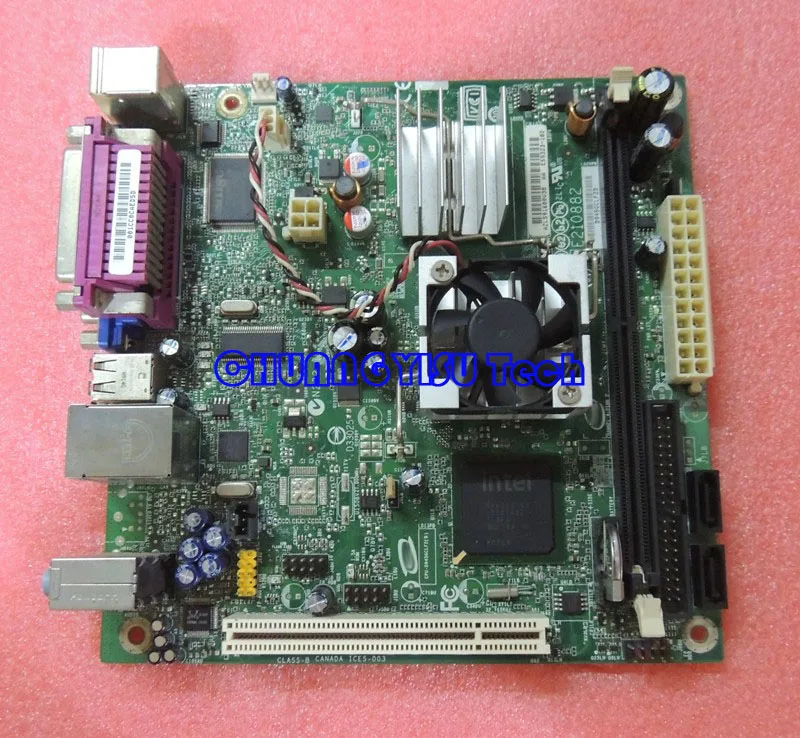 Бесплатная доставка материнская плата CHUANGYISU для Atom 330 D945GCLF2D 945GC Mini ITX 1 6 гб