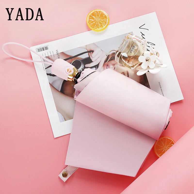 YADA Ultralight Aluminum Alloy Folding Automatic Umbrella For Women UV Rainproof Protection Parasol Rain Sun Auto Umbrella YD086
YADA Ultralight Aluminum Alloy Folding Automatic Umbrella For Women UV Rainproof Protection Parasol Rain Sun Auto Umbrella YD086