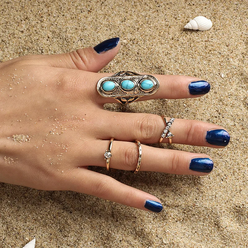 Statement Starfish Leaf Star Horn Shape Ring Set Multi Layer Chic Ancient Silver Color Flower Crystal Ring Women Wedding Jewelry
Statement Starfish Leaf Star Horn Shape Ring Set Multi Layer Chic Ancient Silver Color Flower Crystal Ring Women Wedding Jewelry