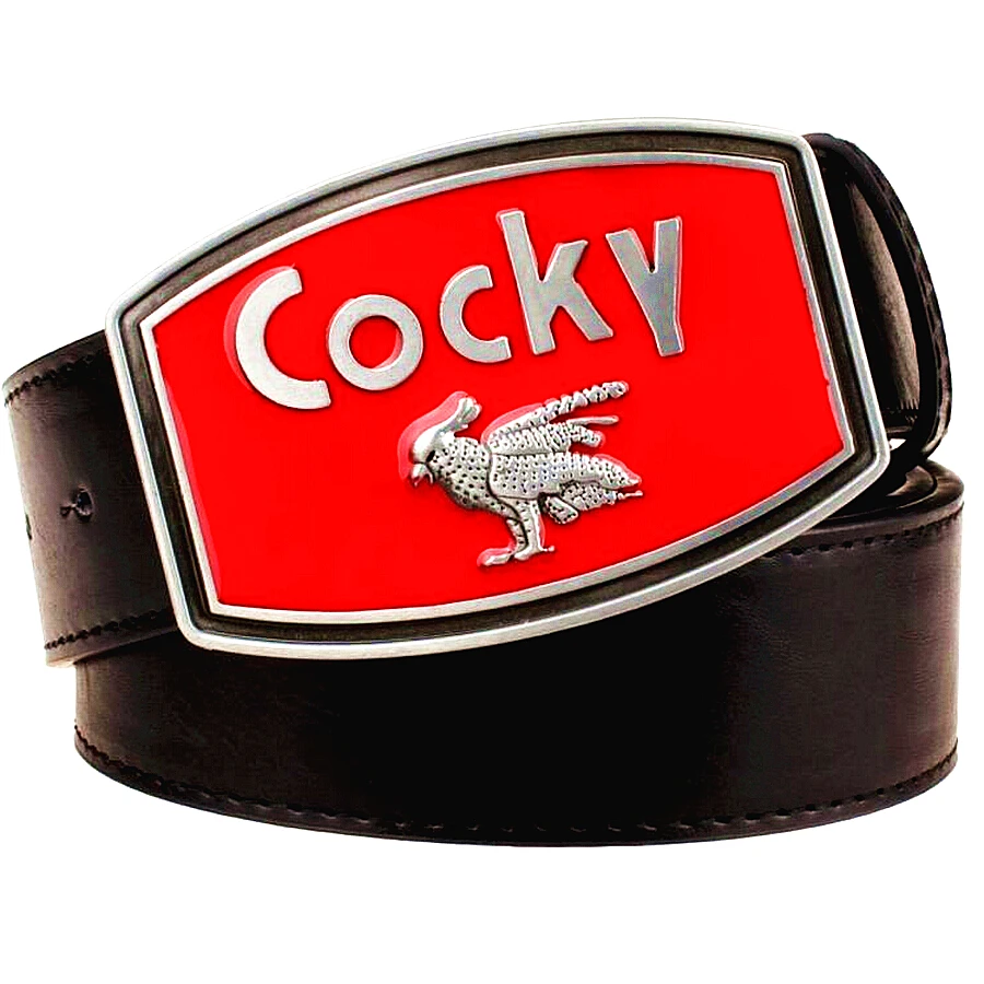 Men's leather belt bird metal buckle belts Western cowboy style letters Cocky parrot Street Dance hip hop waistband novel belt
Men's leather belt bird metal buckle belts Western cowboy style letters Cocky parrot Street Dance hip hop waistband novel belt
