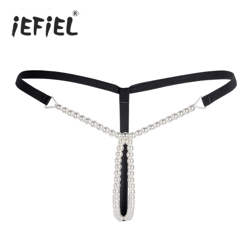 iEFiEL Womens Lingerie Sexy Panties Femme Ladies Pearls Bikini Open Crotch String Homme Thongs Crotchless Underwear Underpants
iEFiEL Womens Lingerie Sexy Panties Femme Ladies Pearls Bikini Open Crotch String Homme Thongs Crotchless Underwear Underpants