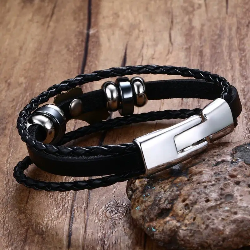 Vnox Eagle Flying Men Bracelet Beaded Charms PU Leather Bracelets & Bangles Women Vintage Jewelry
Vnox Eagle Flying Men Bracelet Beaded Charms PU Leather Bracelets & Bangles Women Vintage Jewelry
