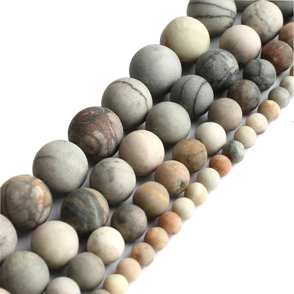 Dull Polish Matte Natrual Stone Beads American Picasso Jasper Stone Round Beads For Jewelry Making Bracelet Necklace 4/6/8/10mm
Dull Polish Matte Natrual Stone Beads American Picasso Jasper Stone Round Beads For Jewelry Making Bracelet Necklace 4/6/8/10mm