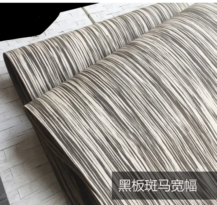L:2.5Meters Wide:55cm Thickness:0.25mm Technology Zebra wood veneer (back Nonwoven fabric)
L:2.5Meters Wide:55cm Thickness:0.25mm Technology Zebra wood veneer (back Nonwoven fabric)