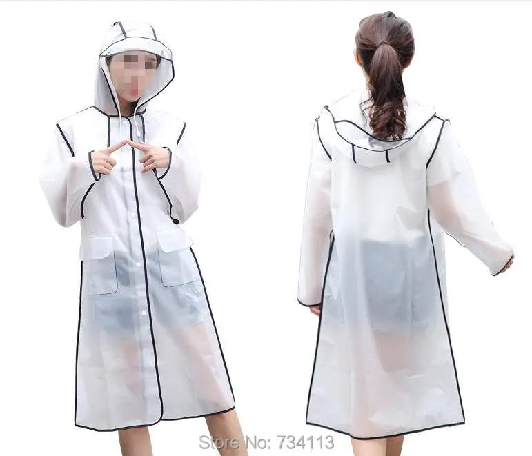 Fashion Rainwear Matte translucent raincoat EVA long women rain coat poncho men waterproof travel Cycling poncho Light portable
Fashion Rainwear Matte translucent raincoat EVA long women rain coat poncho men waterproof travel Cycling poncho Light portable