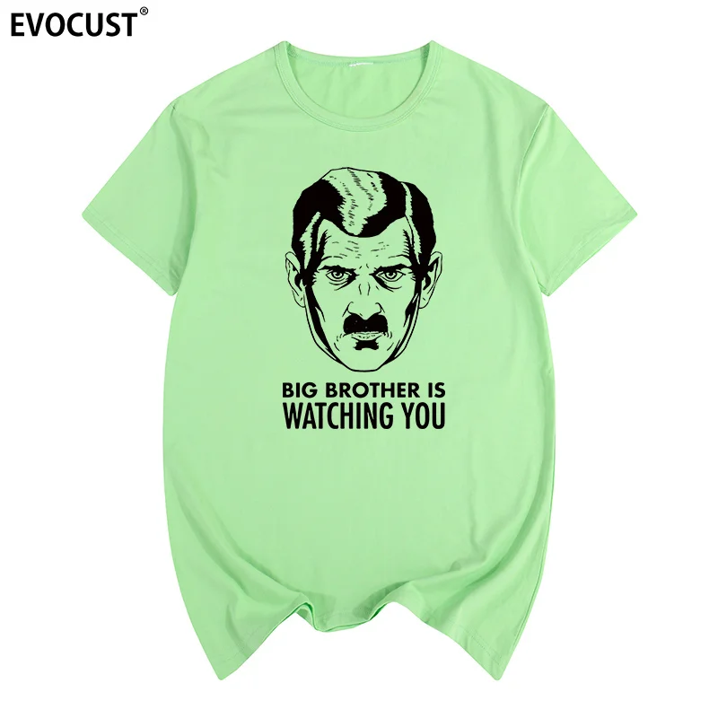 1984 George orwell big brother watching you Summer print T-shirt Cotton Men T shirt New women TEE
1984 George orwell big brother watching you Summer print T-shirt Cotton Men T shirt New women TEE