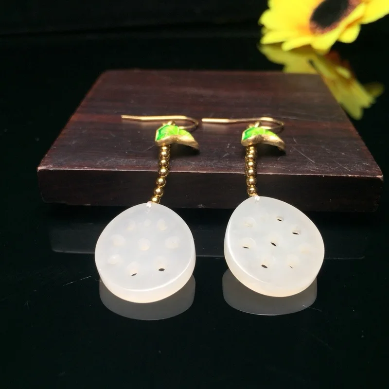 2020 Earings Brincos Pendientes Time-limited Eas Brinco Hetian Lotus Root Piece Of Pendant Ears Liancai Fundraising Accessories
2020 Earings Brincos Pendientes Time-limited Eas Brinco Hetian Lotus Root Piece Of Pendant Ears Liancai Fundraising Accessories