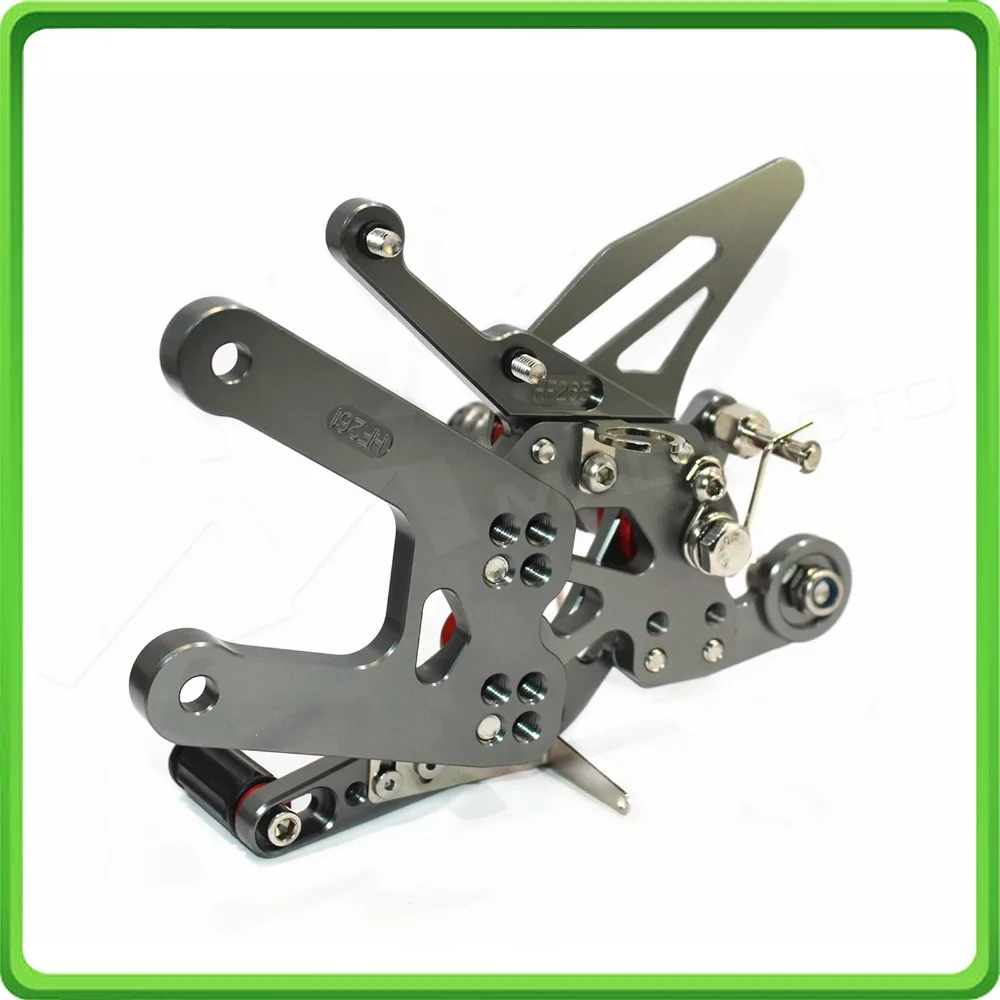 Adjustable Rearsets Rearset Footrest Foot Rest Pegs for Yamaha R6 YZF-R6 2008 2009 2010 2011 2012 2013 2014 2015 2016 Gray
Adjustable Rearsets Rearset Footrest Foot Rest Pegs for Yamaha R6 YZF-R6 2008 2009 2010 2011 2012 2013 2014 2015 2016 Gray
