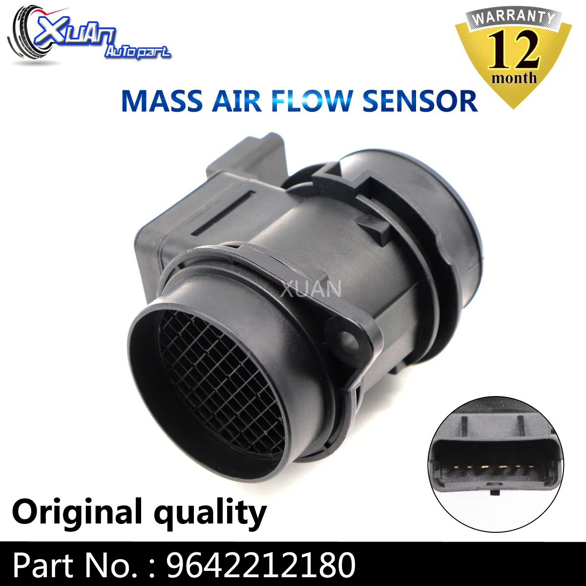 XUAN MAF MASS AIR FLOW METER SENSOR 9642212180 For Citroen C2 C3 Xsara Ford Fiesta Fusion Peugeot 1007 206 307 1.4 HDi 5WK9631Z
XUAN MAF MASS AIR FLOW METER SENSOR 9642212180 For Citroen C2 C3 Xsara Ford Fiesta Fusion Peugeot 1007 206 307 1.4 HDi 5WK9631Z