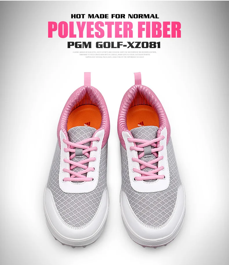 PGM Golf Shoes Women Ultra-Light Breathable Mesh Women Sports Shoes No creases Girls Golf Shoes
PGM Golf Shoes Women Ultra-Light Breathable Mesh Women Sports Shoes No creases Girls Golf Shoes