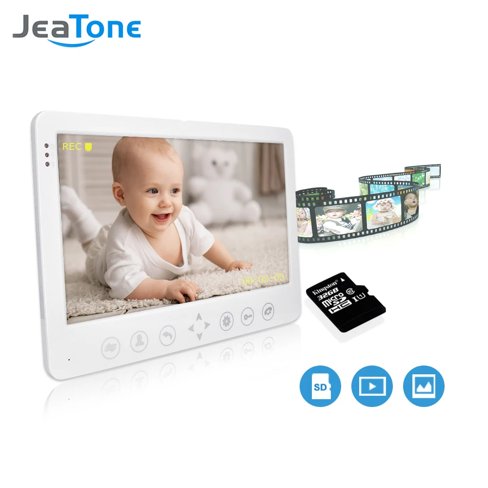 JeaTone 7 &quot1200TVL Камеры Видео Домофона Домофон Вилла Системы Безопасности Smart Remote