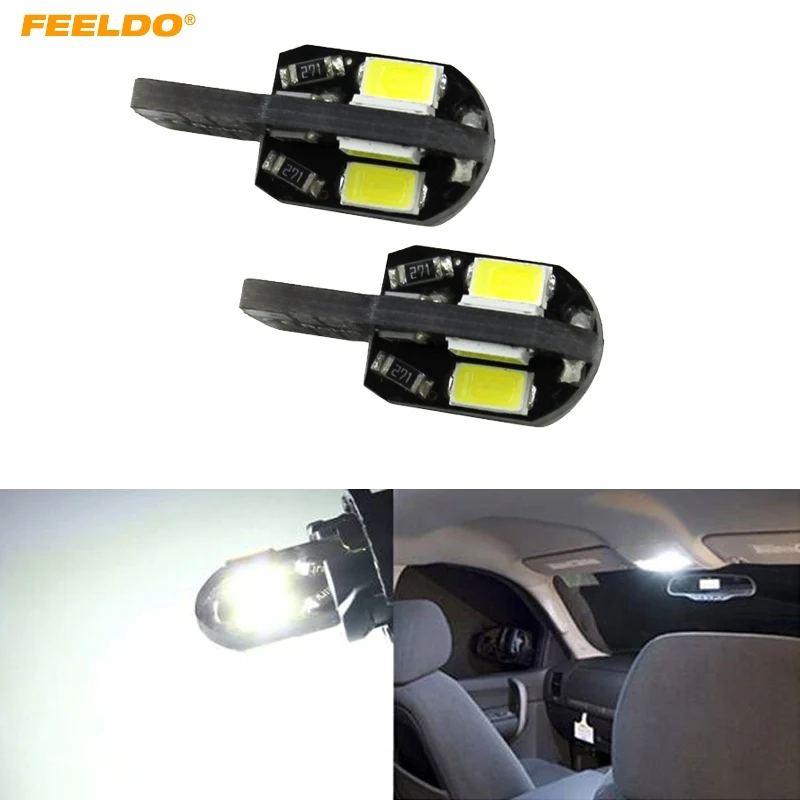 FEELDO 50Pcs T10 8SMD 5630 LED Car Light Canbus No-Error Auto Wedge Lamp 2825 W5W 8 SMD 5730 Led Parking Bulb DC12V #FD-5297
FEELDO 50Pcs T10 8SMD 5630 LED Car Light Canbus No-Error Auto Wedge Lamp 2825 W5W 8 SMD 5730 Led Parking Bulb DC12V #FD-5297