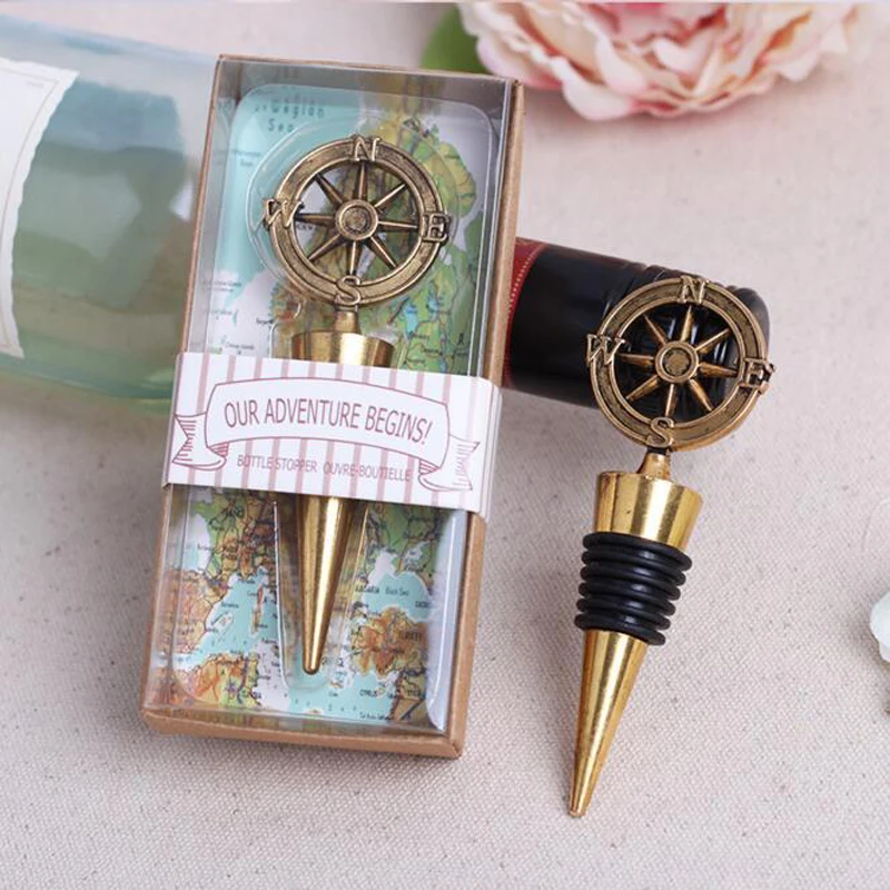 (10 pieces/lot) Compass Wine Stopper Novelty Bar Tools Rudder Shaped Wine Bottle Plug Wedding Party Favors Gift Souvenirs BS002
(10 pieces/lot) Compass Wine Stopper Novelty Bar Tools Rudder Shaped Wine Bottle Plug Wedding Party Favors Gift Souvenirs BS002